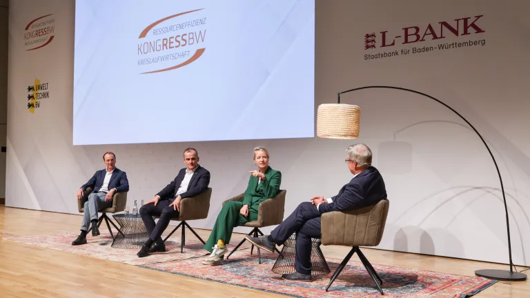 Saalimpression Plenum 1 mit Elsberg, Zink, Walker, Beise