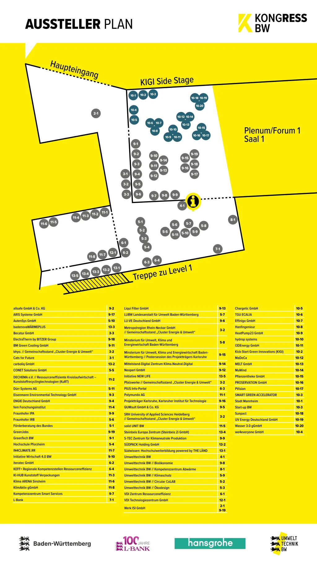 Ausstellungsplan