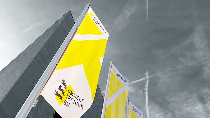 Fahne UTBW auf dem KongressBW
